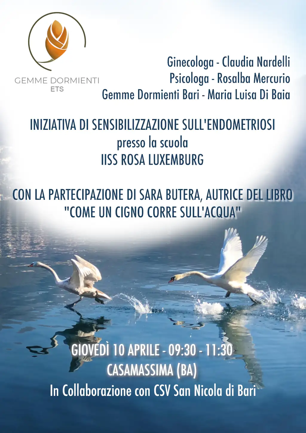 Locandina dell'evento a Bari